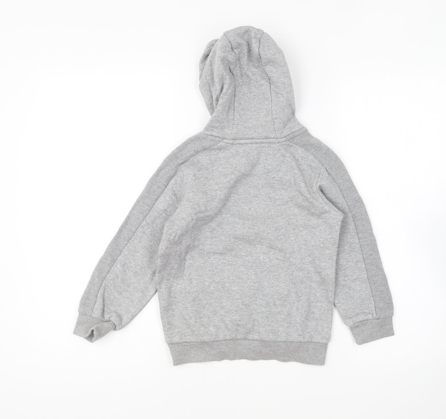 Matalan Boys Grey Cotton Pullover Hoodie Size 6 Years Pullover