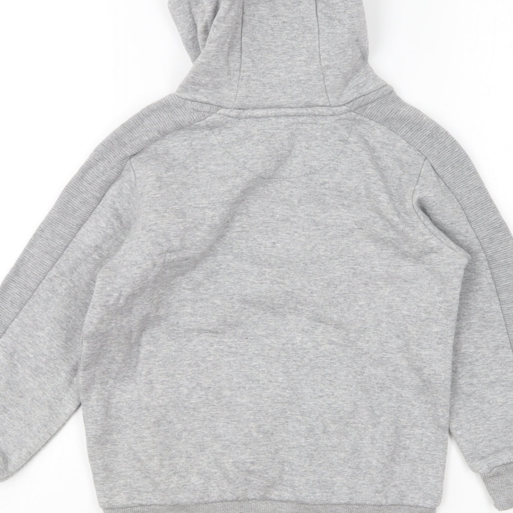 Matalan Boys Grey Cotton Pullover Hoodie Size 6 Years Pullover