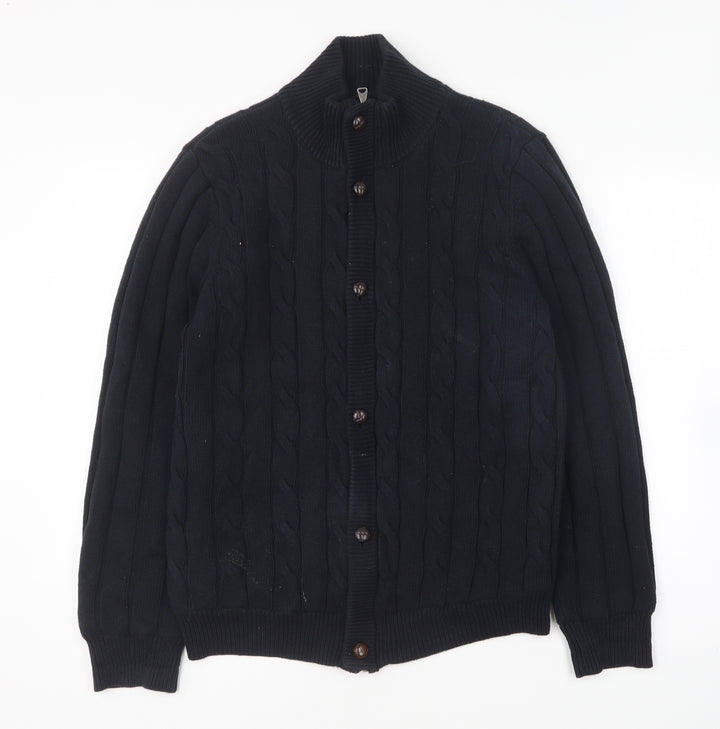 Blue Harbour Mens Blue Jacket Size S Zip