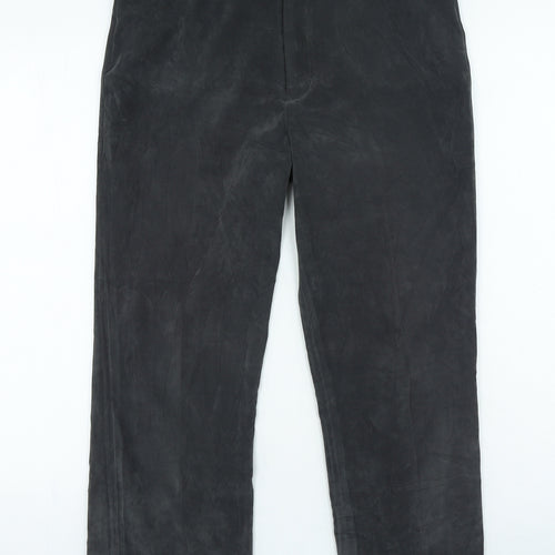 Ladonna Womens Green Polyester Trousers Size 28 in L25 in Regular Zip