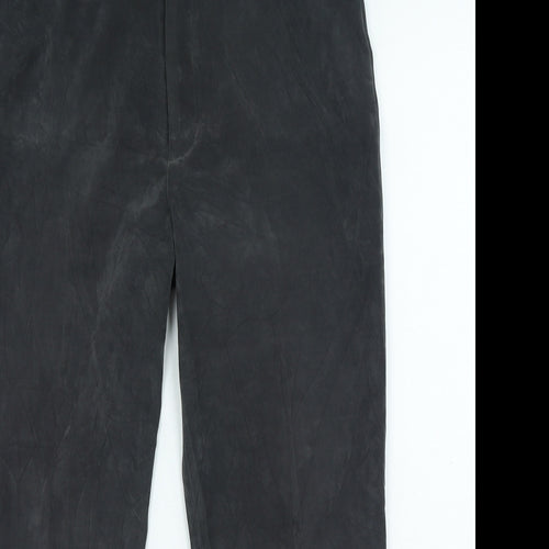 Ladonna Womens Green Polyester Trousers Size 28 in L25 in Regular Zip