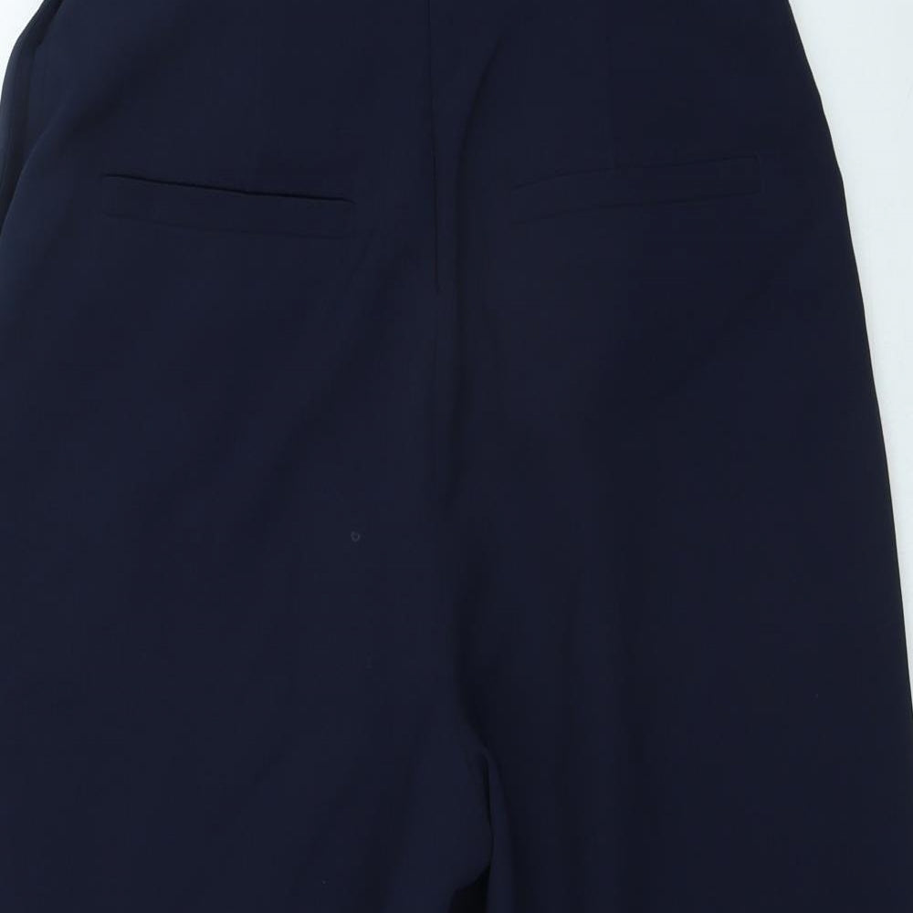 COS Womens Blue Polyester Trousers Size 36 in L27 in Regular Zip