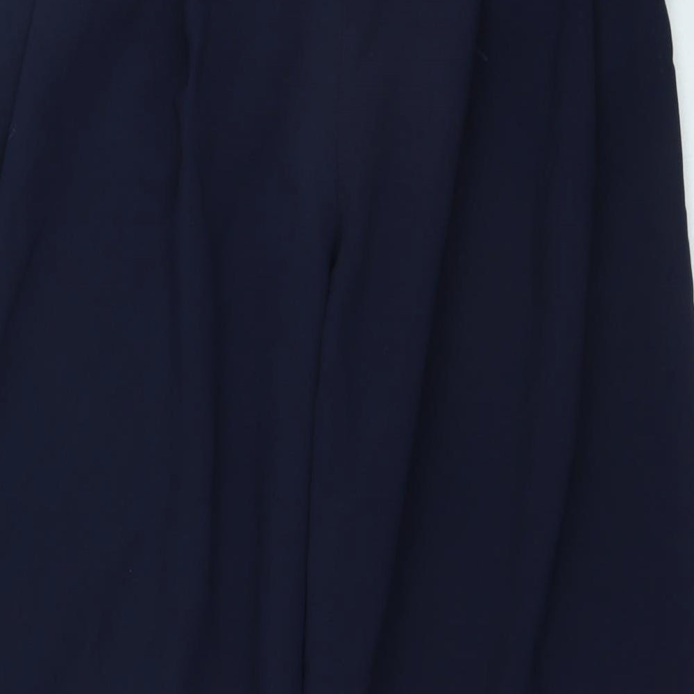COS Womens Blue Polyester Trousers Size 36 in L27 in Regular Zip
