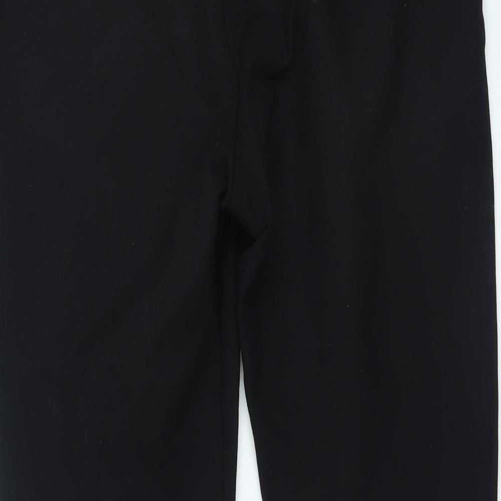 Marks and Spencer Womens Black Vinyl Jegging Leggings Size 16 L23 in