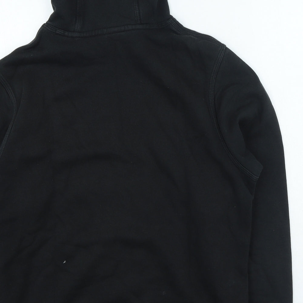 Nike Mens Black Cotton Pullover Hoodie Size M