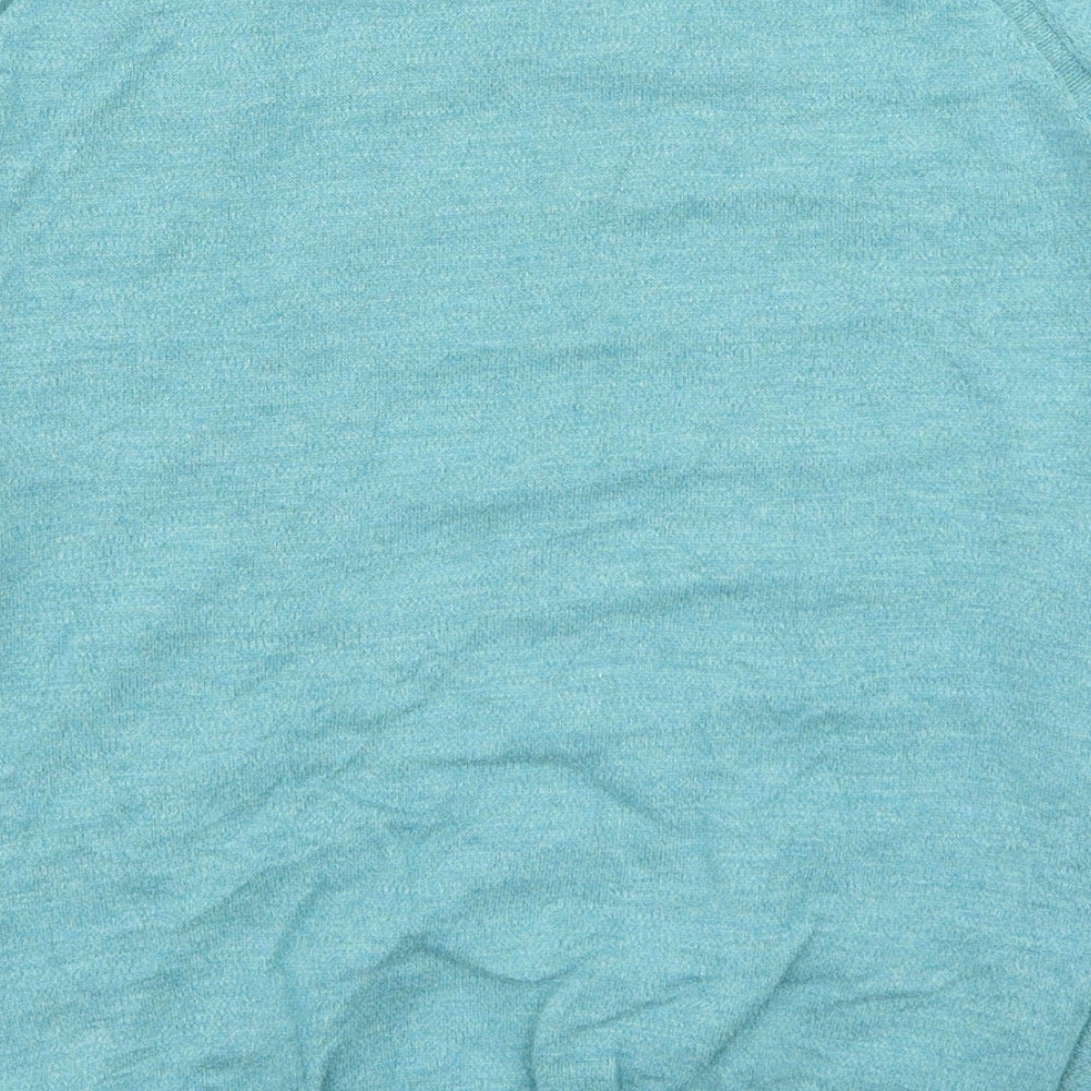 Marks and Spencer Mens Blue Cotton Pullover Sweatshirt Size L