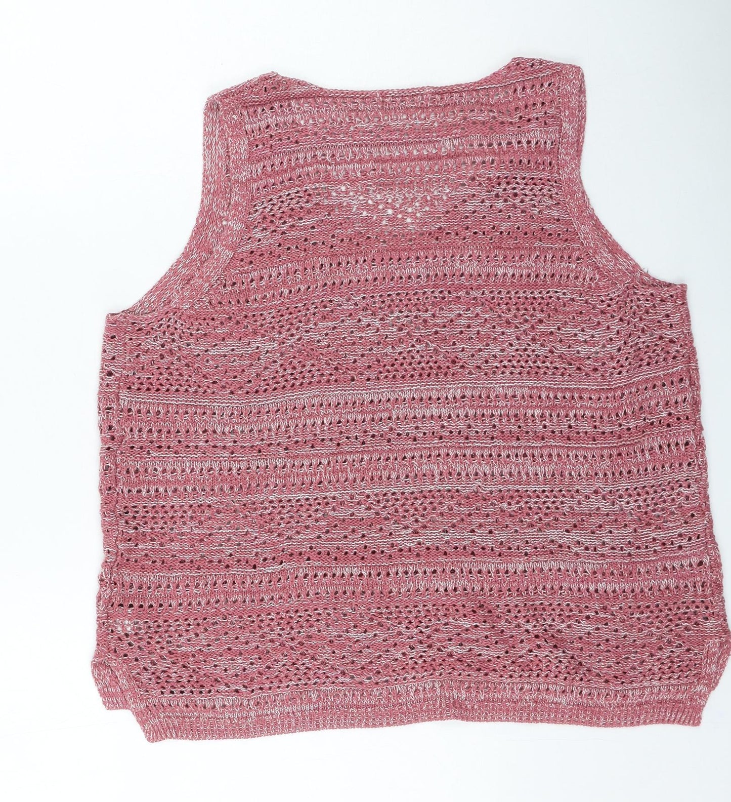 TU Womens Pink Acrylic Camisole Tank Size 18 V-Neck