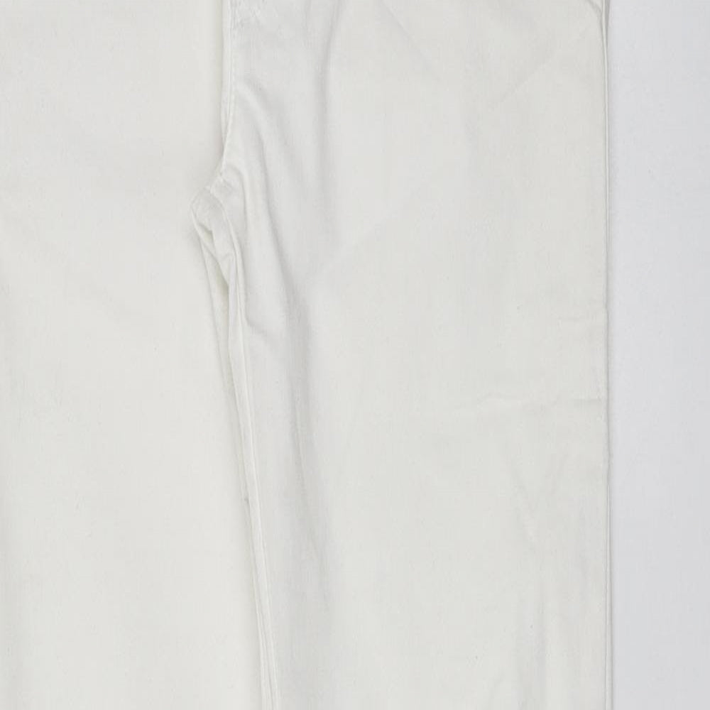 Diesel Womens White Cotton Skinny Jeans Size 25 in L28 in Regular Button