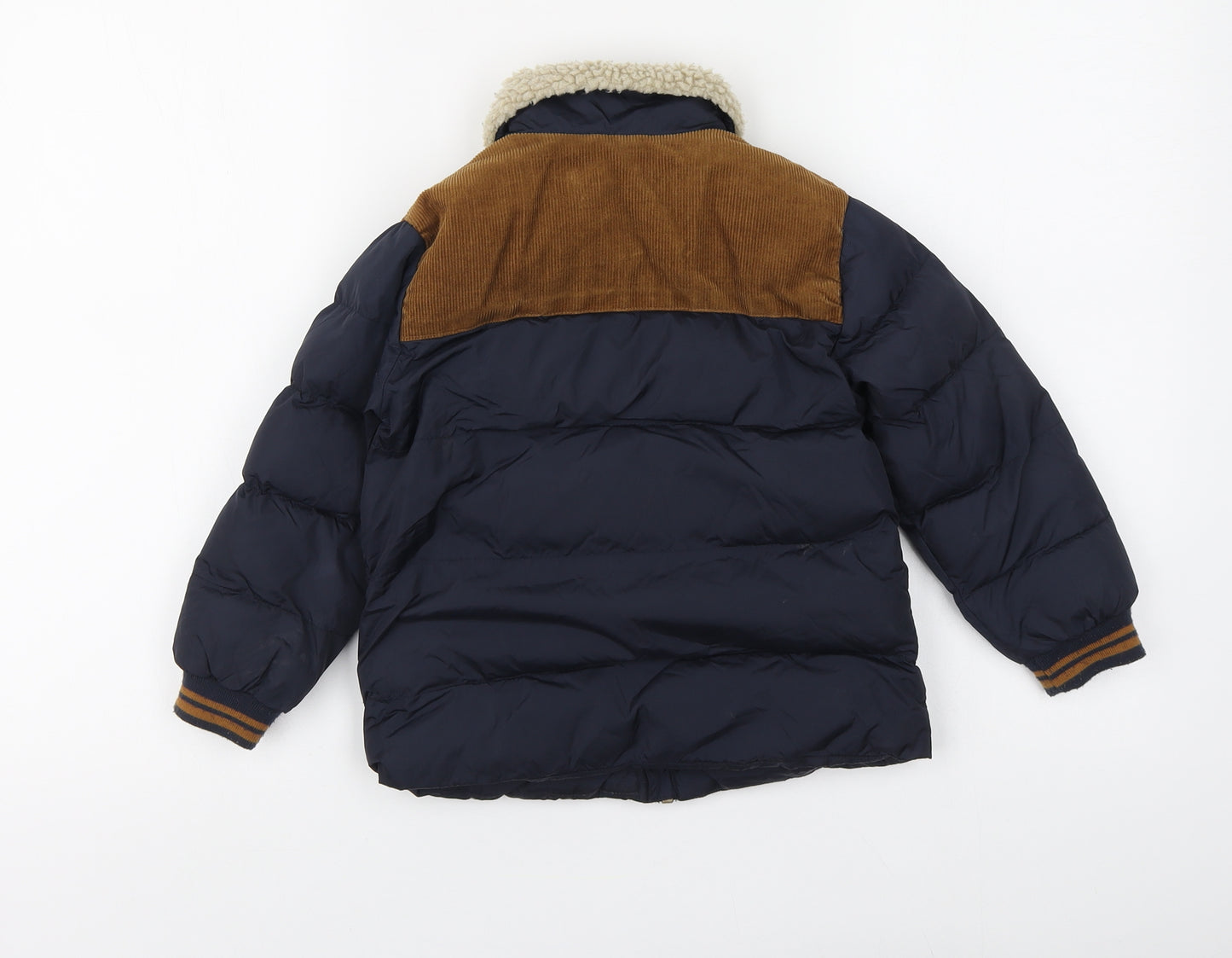 NEXT Boys Blue Puffer Jacket Jacket Size 3-4 Years Zip