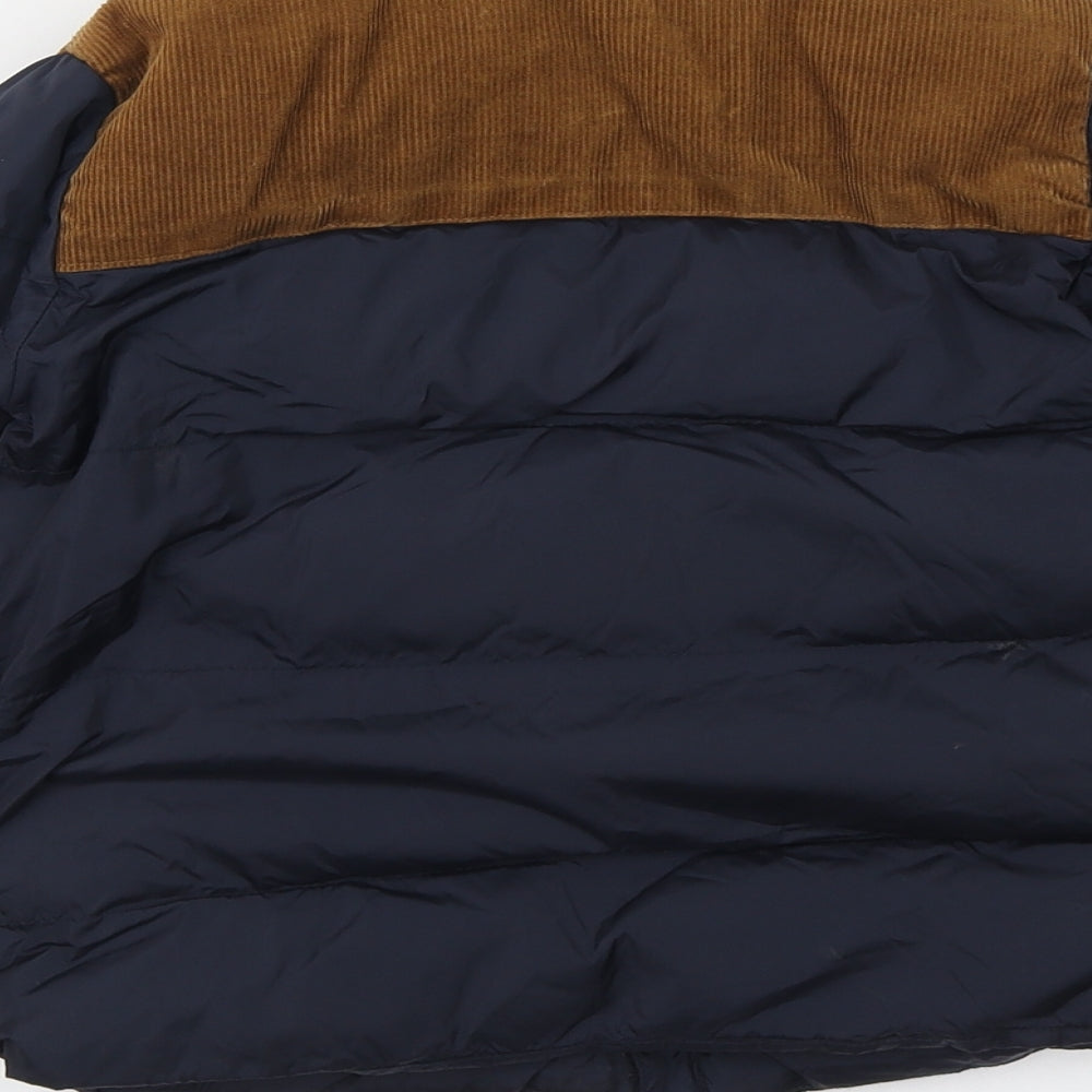 NEXT Boys Blue Puffer Jacket Jacket Size 3-4 Years Zip