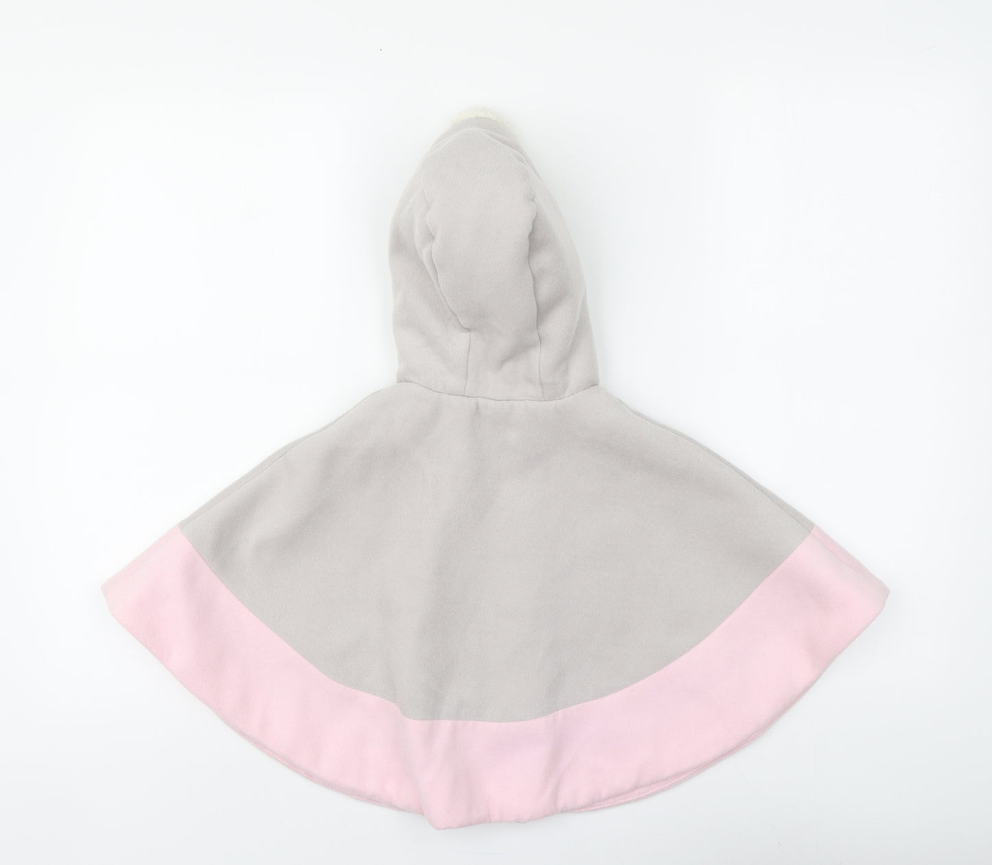 Tahari Girls Grey Jacket Poncho Size 18-24 Months Button