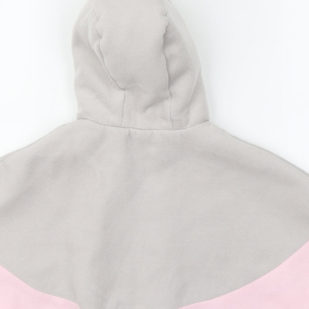Tahari Girls Grey Jacket Poncho Size 18-24 Months Button