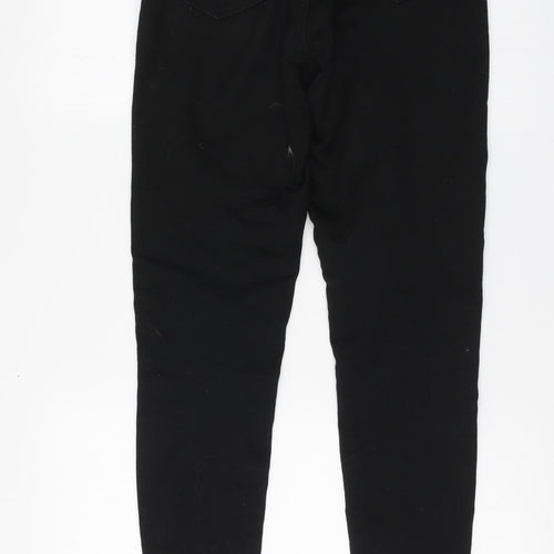 New Look Womens Black Cotton Skinny Jeans Size 10 L30 in Regular Button