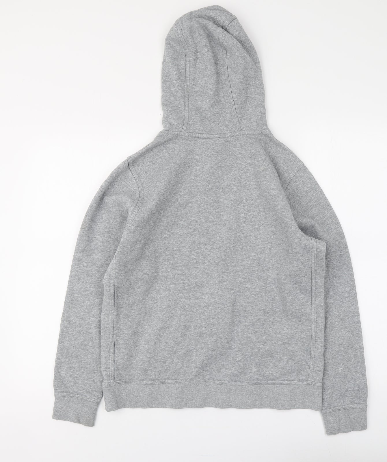 Nike Womens Grey Cotton Pullover Hoodie Size XL Pullover