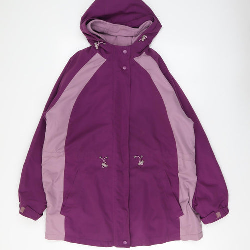 BM Womens Purple Jacket Size M Zip