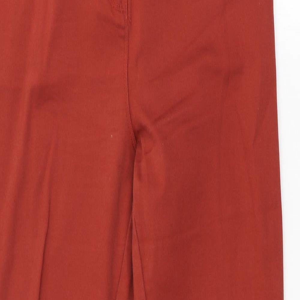 NEXT Womens Brown Cotton Jegging Leggings Size 14 L27.5 in