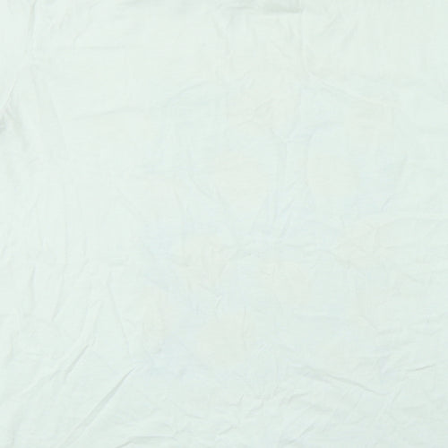 Dunnes Stores Mens White Cotton T-Shirt Size XL Round Neck - Limonita Italy
