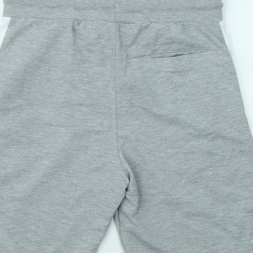 Pre London Mens Grey Cotton Sweat Shorts Size XS Regular Drawstring