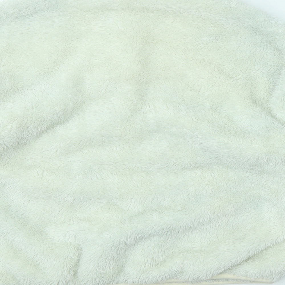 H&M Womens Ivory Polyester Pullover Sweatshirt Size S Snap