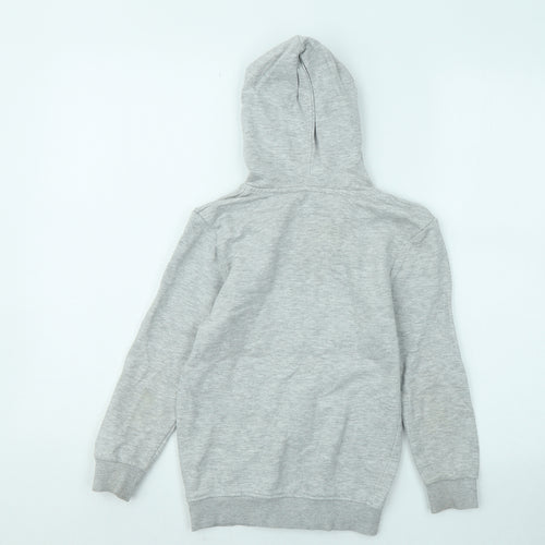 George Girls Grey Cotton Full Zip Hoodie Size 5-6 Years Zip - Beyond