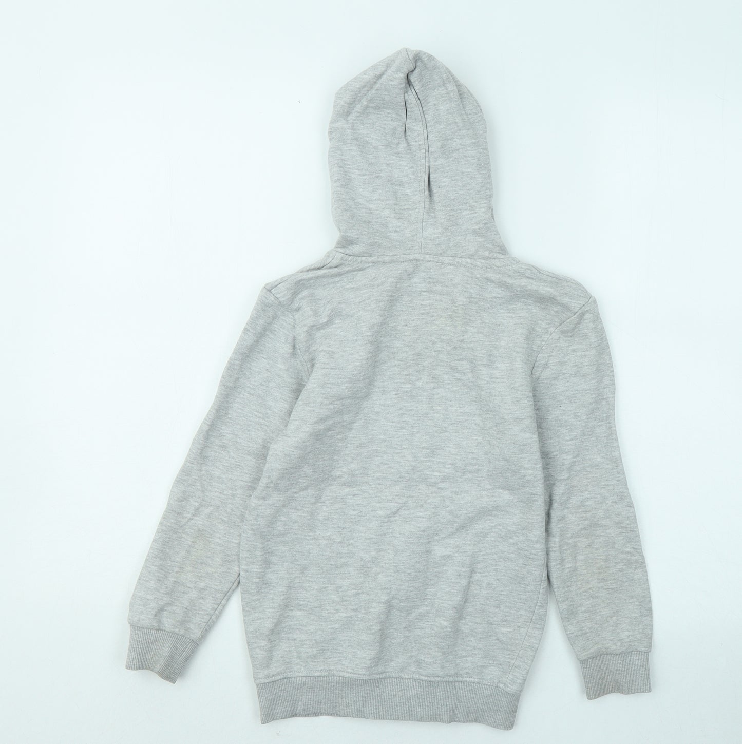 George Girls Grey Cotton Full Zip Hoodie Size 5-6 Years Zip - Beyond