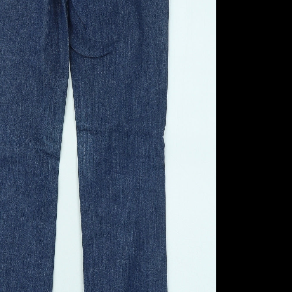 Tommy Hilfiger Mens Blue Cotton Straight Jeans Size 29 in L34 in Regular Zip