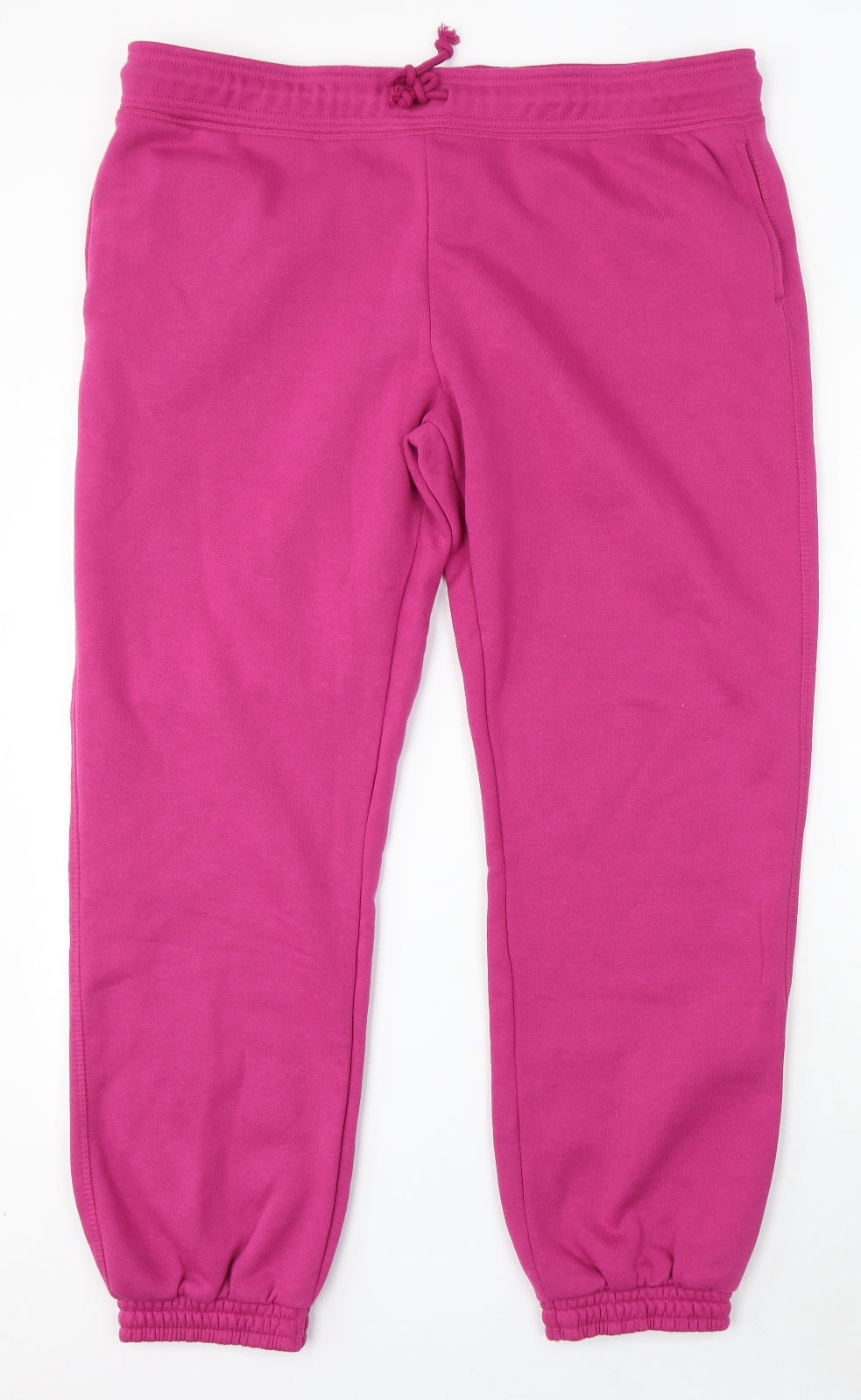 Primark Womens Purple Polyester Jogger Trousers Size 14 L30 in Regular Drawstring