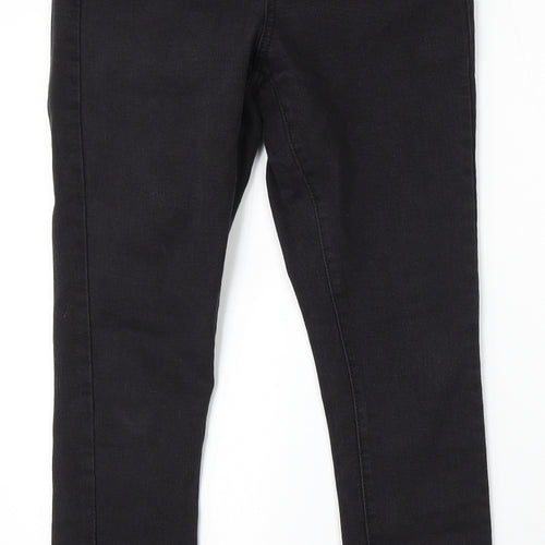 George Womens Black Cotton Skinny Jeans Size 10 L28 in Regular Button
