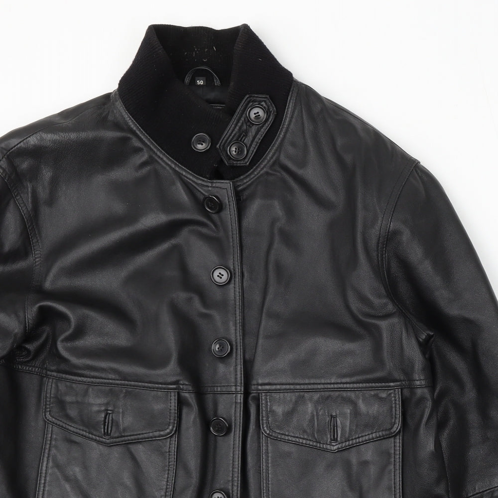 Isaco Womens Black Jacket Size 22 Button
