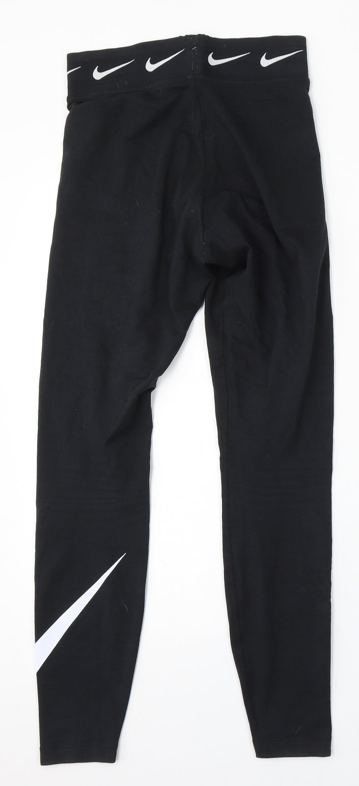 Nike Womens Black Cotton Jogger Leggings Size XS L29 in Regular