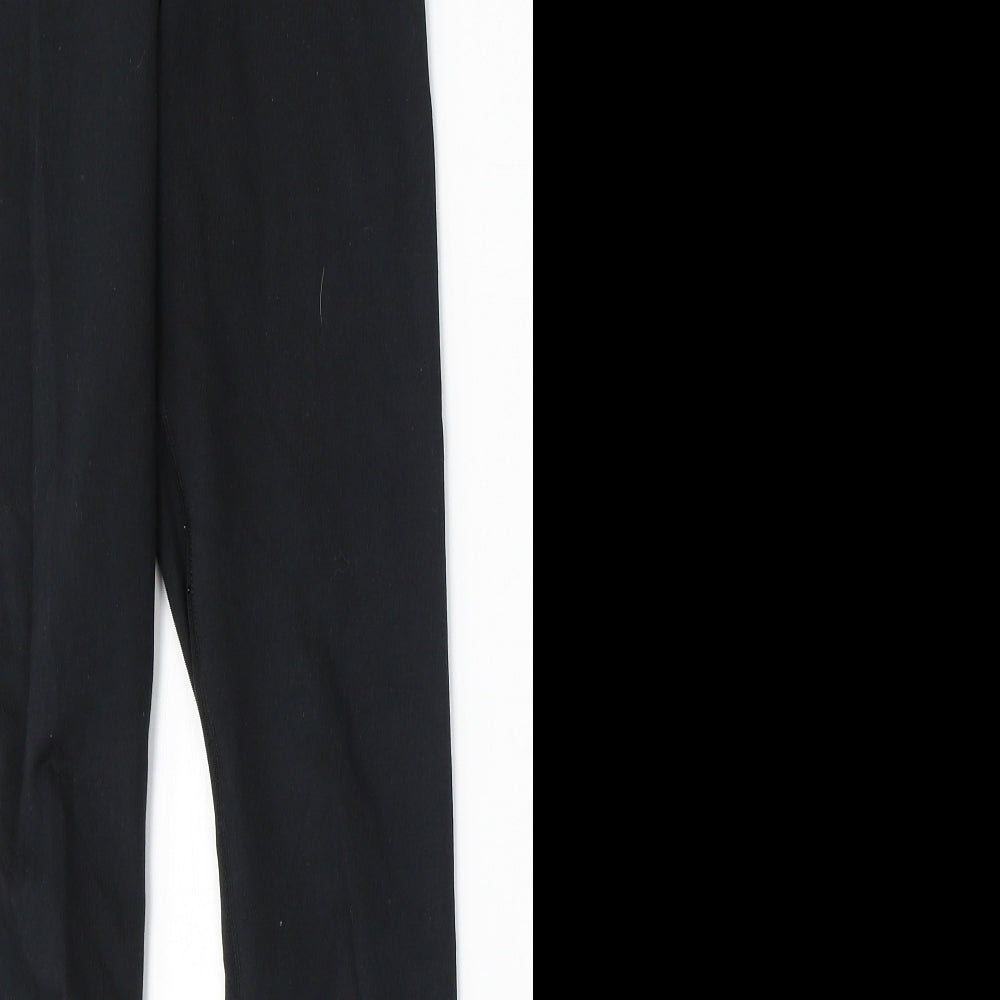 Nike Womens Black Cotton Jogger Leggings Size XS L29 in Regular