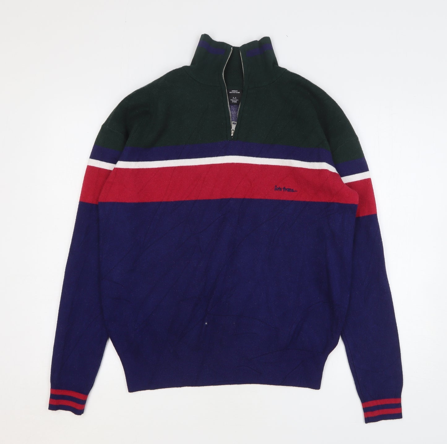Urban Outfitters Mens Multicoloured Viscose Pullover Sweatshirt Size S