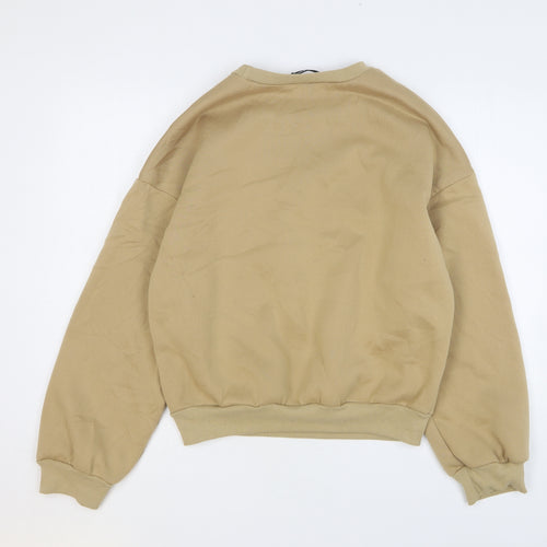 Shein Womens Beige Polyester Pullover Sweatshirt Size L Pullover - Switzerland