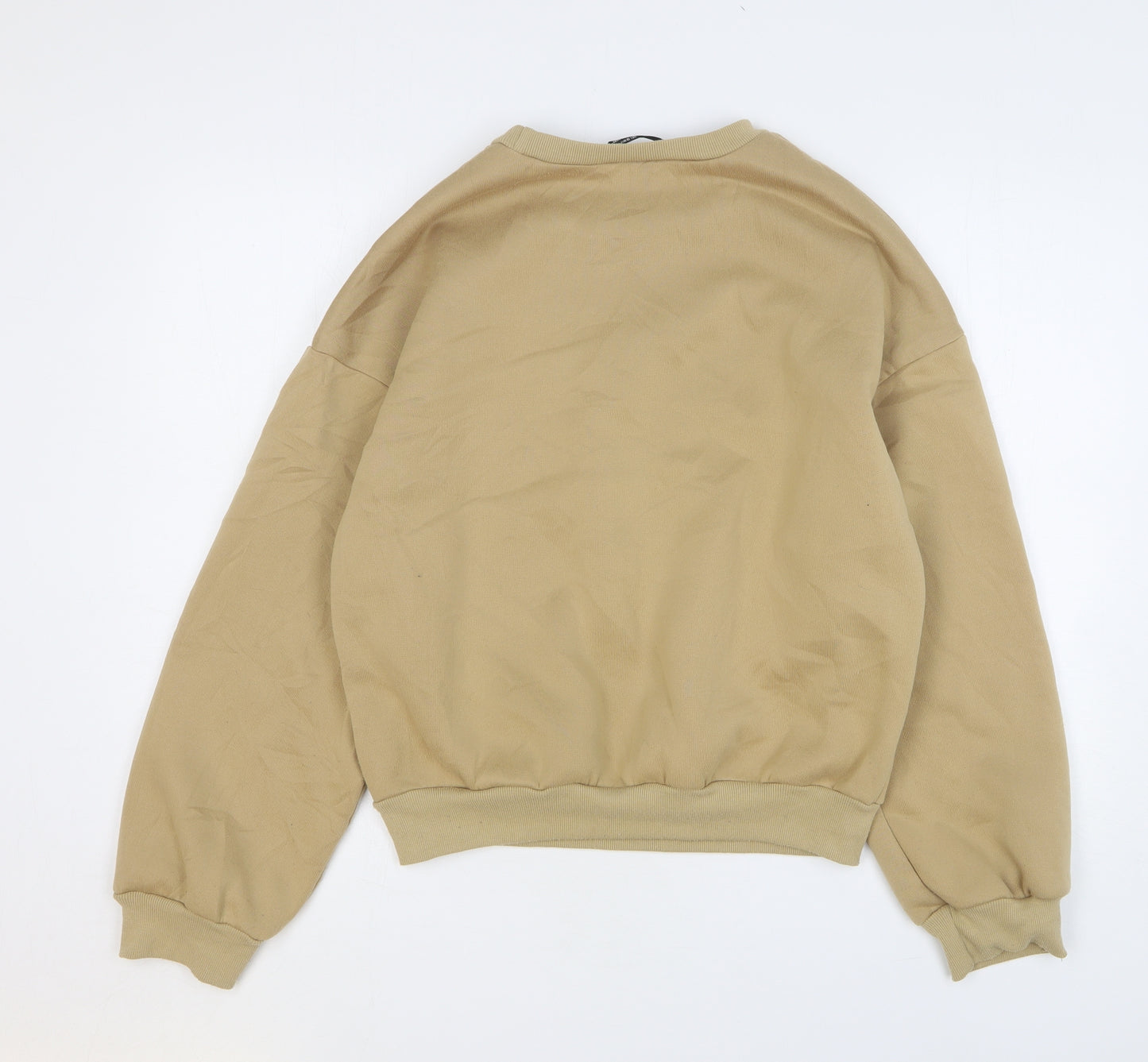 Shein Womens Beige Polyester Pullover Sweatshirt Size L Pullover - Switzerland