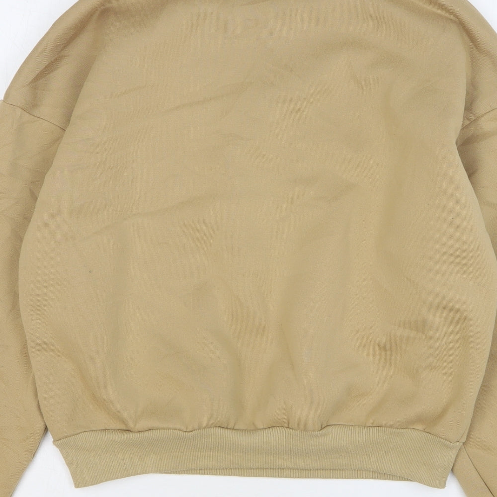 Shein Womens Beige Polyester Pullover Sweatshirt Size L Pullover - Switzerland