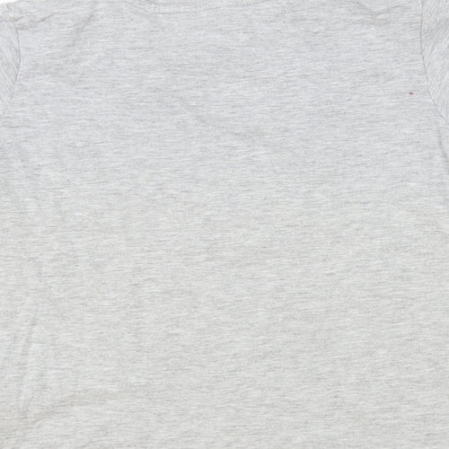 Dunnes Stores Boys Grey Cotton Pullover T-Shirt Size 7 Years Crew Neck Pullover - Race Cars