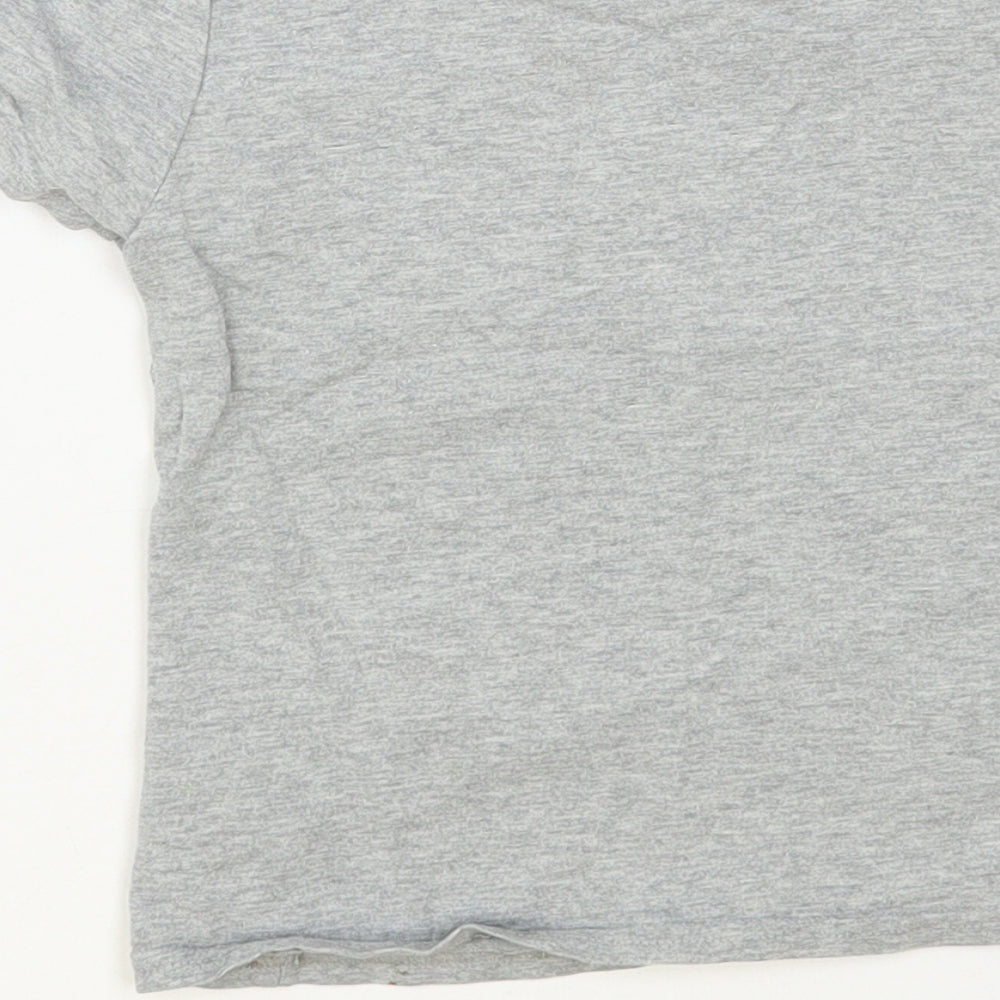 NEXT Girls Grey Cotton Pullover T-Shirt Size 3-4 Years Crew Neck Pullover - Peppa Pig