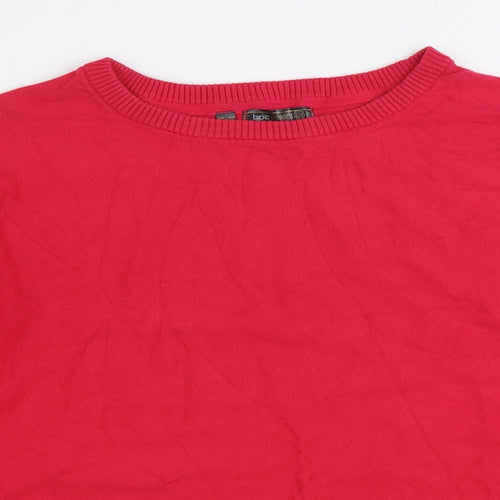 BPC Collection Womens Pink Round Neck Viscose Pullover Jumper Size 2XL
