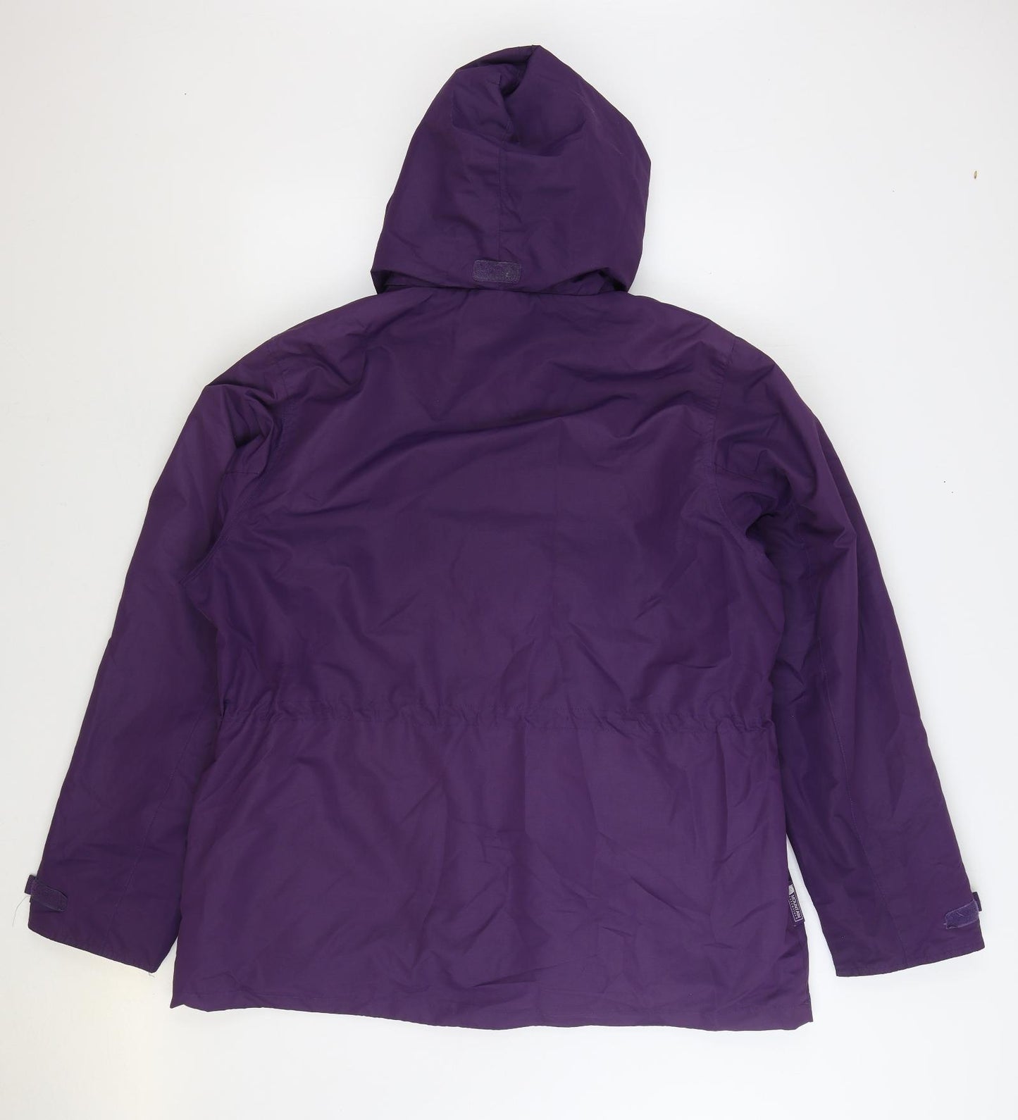 Mountain Essentials Womens Purple Rain Coat Coat Size 18 Zip