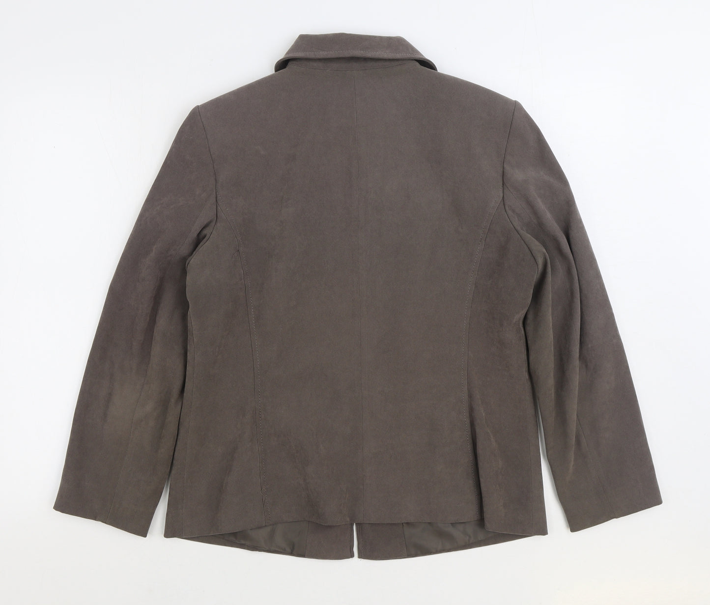 BM Womens Grey Jacket Size 14 Zip