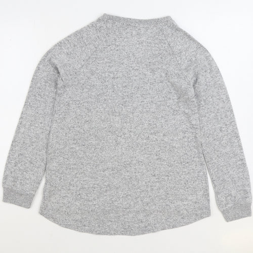 Primark Womens Grey Polyester Pullover Sweatshirt Size S Pullover
