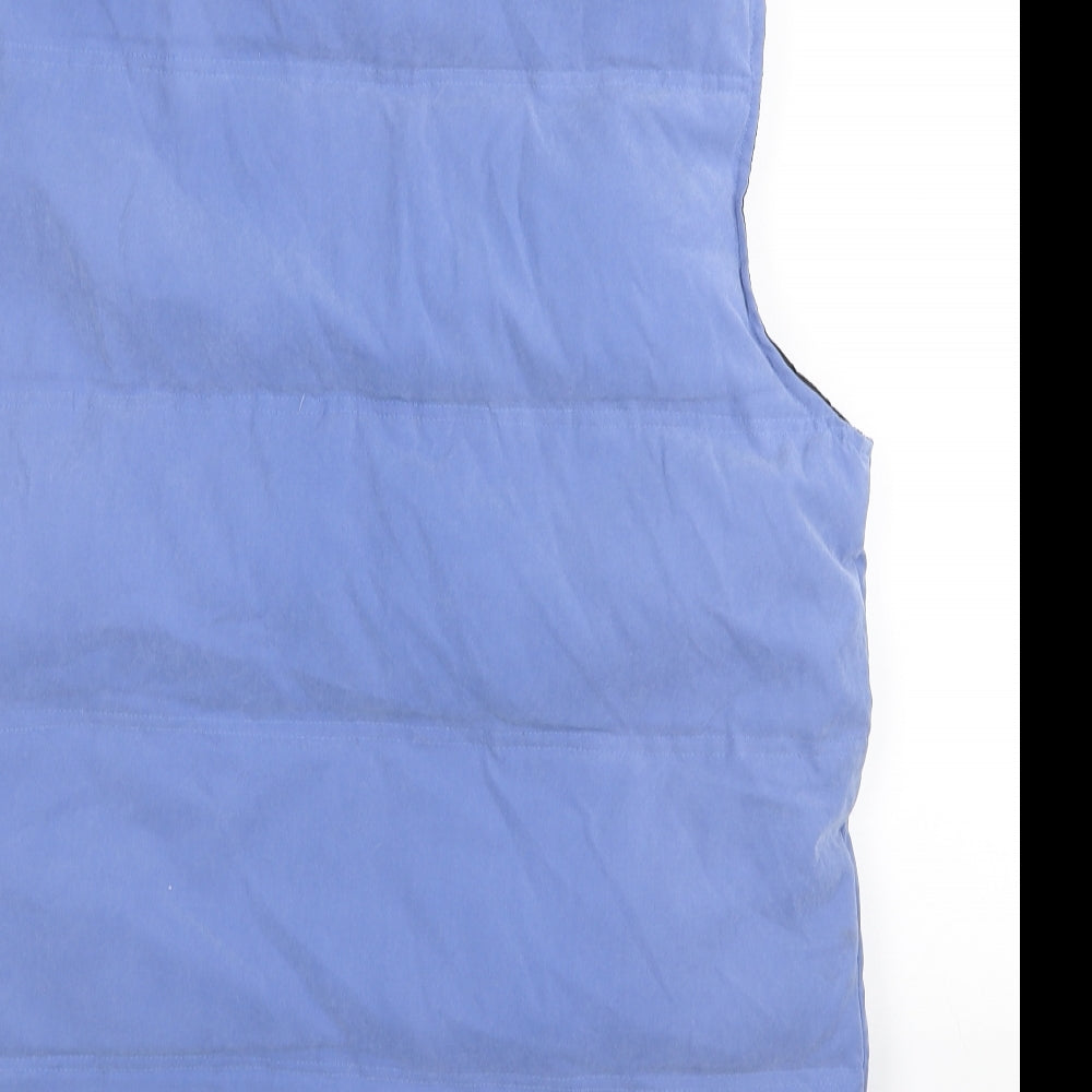 Puffa Mens Blue Gilet Jacket Size M Zip