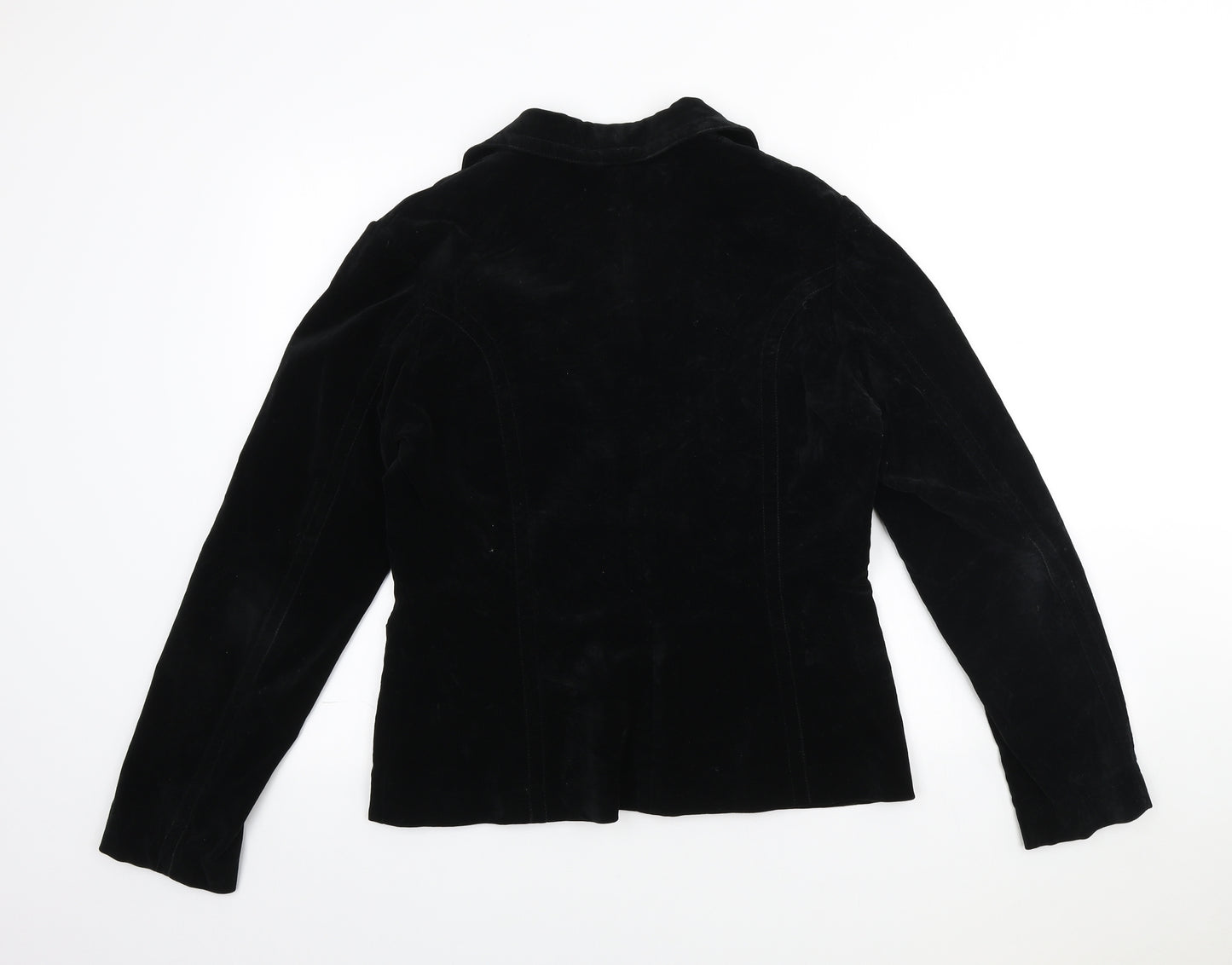 Divided by H&M Womens Black Cotton Jacket Blazer Size 12