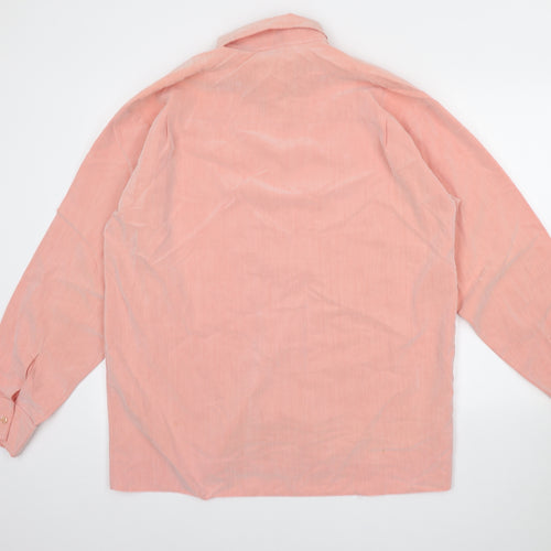 Gordon Bennett Womens Pink Polyester Shirt Dress Collared