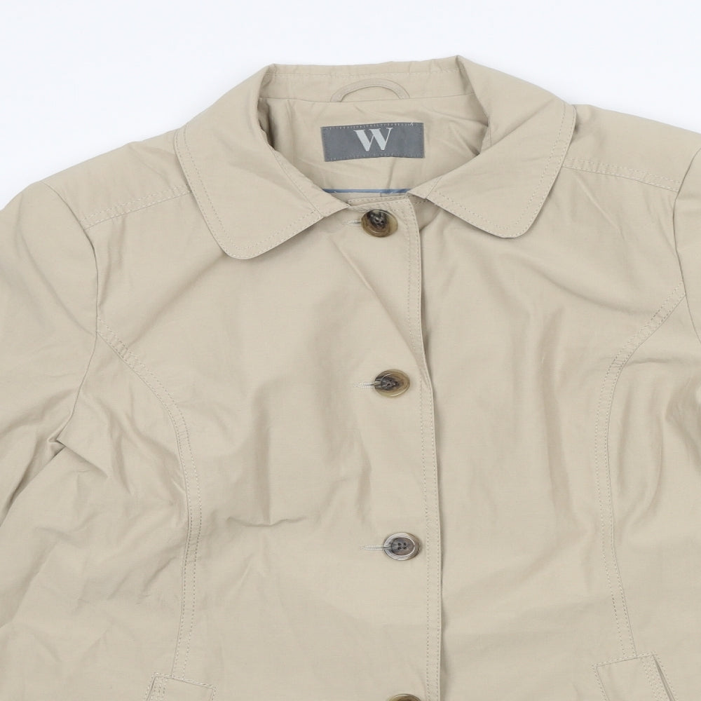 BHS Womens Beige Pea Coat Coat Size 20