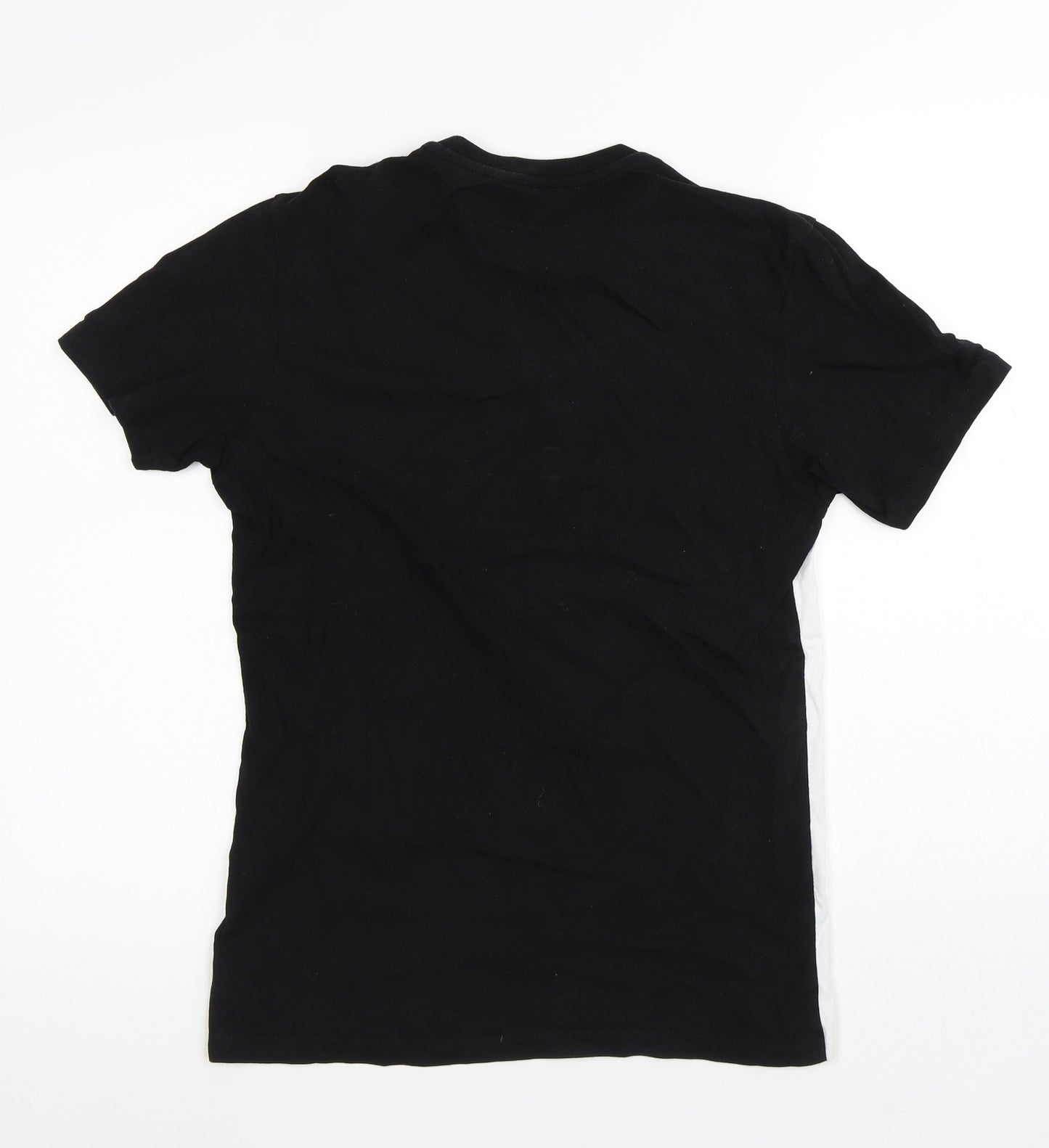 Primark Mens Multicoloured Colourblock Polyester T-Shirt Size S Round Neck - Future