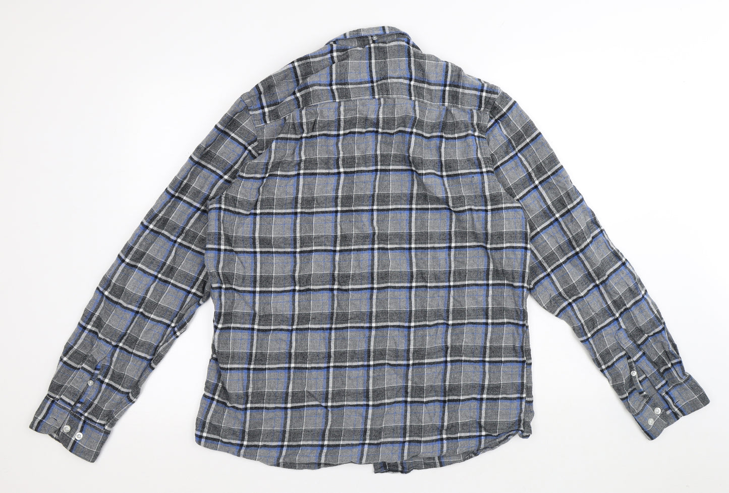 Primark Mens Multicoloured Paisley Cotton Button-Up Size XL Collared Button