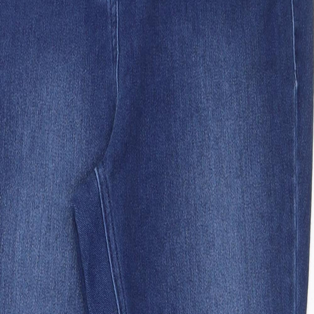 NEXT Womens Blue Cotton Jegging Jeans Size 12 L24 in Regular