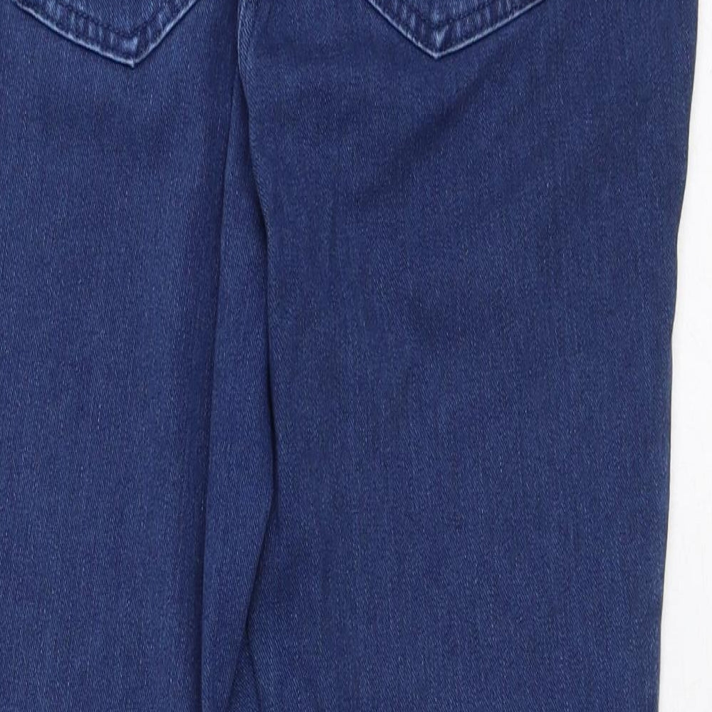 NEXT Womens Blue Cotton Jegging Jeans Size 12 L24 in Regular