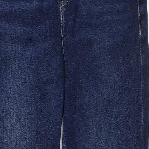 River Island Womens Blue Cotton Skinny Jeans Size 10 L27 in Regular Button